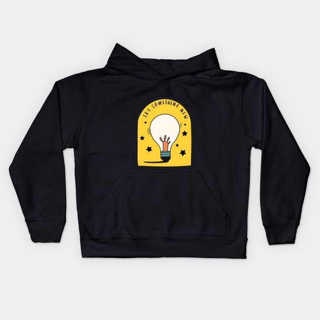 try something new Kids Hoodie by culture